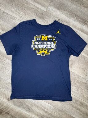 Nike Michigan Wolverines National Champions Mens T-Shirt